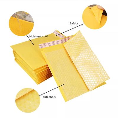 Gevoerde postenveloppen Kraftpapier Eco Lite Kraft Bubble Mailer Recyclebaar