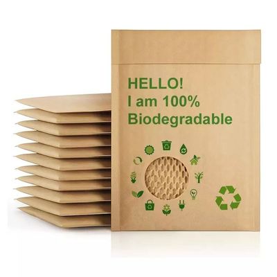 Express envelop kraftpapier Mailer Biologisch afbreekbaar schokbestendig honingraat kraftpapier