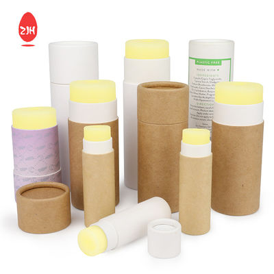 CMYK Deodorant Biologisch afbreekbare cilinderbuisdoos Kartonnen lippenstiftbuizen