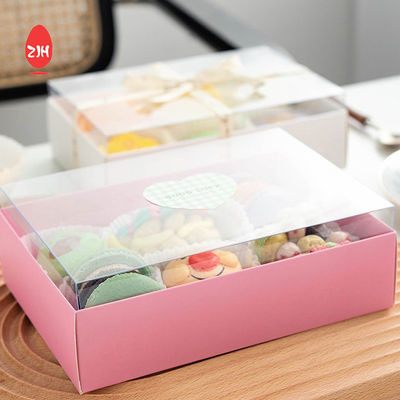 Recyclebare Macaron Koekjes Doos Verpakking Cake Chocolade Doos