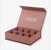 Groothandel Luxe Custom Logo Zoete Snoep Chocolade Verpakking Boekvorm Stijve Magnetische Chocolade Geschenkdoos