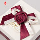 Matt Lamination Opvouwbare geschenkdozen Luxe lint Kartonnen grote geschenkdoos