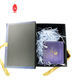 Gerecycleerde magnetische opvouwbare geschenkdozen met inscriptie en lint