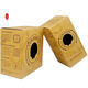 Embossing gerecycleerde verpakkingsdozen Matt Lamination Food Packaging Box