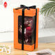 Decoratieve papieren geschenkdoos met helder pvc-venster