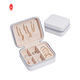 Reizen Draagbare Opslag Pu Lederen Sieraden Doos Sieraden Display Oorbel Organizer Box