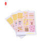 Glanzende laminering zelfklevende papieren stickers