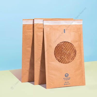 Enveloppen Mailing Gevoerd Kraftpapier Mailer SGS Kraft biologisch afbreekbare zakken