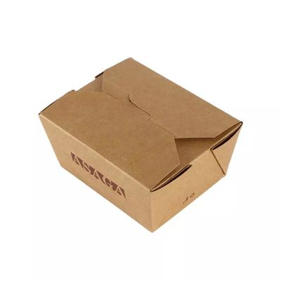 Wegwerp Take Away Paper Box Matt Lamination Kraft Bubble Food Packaging