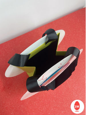 Luxe 200gsm Art Paper Shopping Paper Bags met Verdraaid en Boog