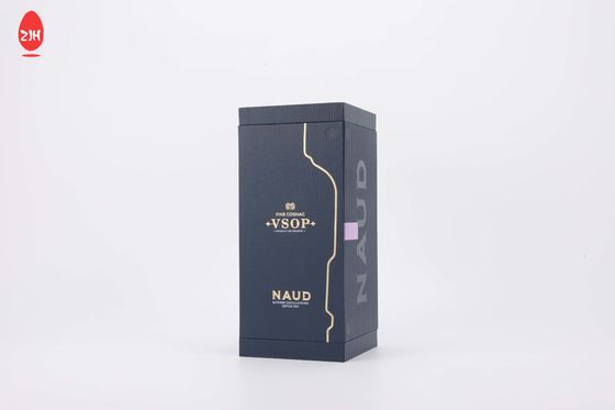 Het Document van douanelogo black luxury red wine Magnetisch van de de Flessen Verpakkend Gift van de Verpakkingswijn de Wijnvakje met Venster