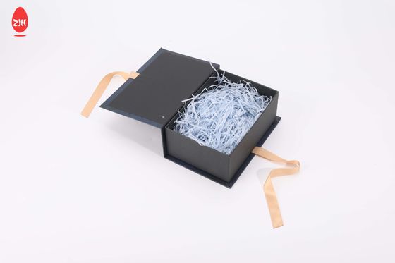 Doos die van de de Luxe de Magnetische Gift van het linthandvat Douane Logo Hard Rigid vouwen