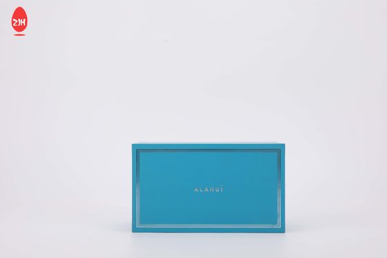 De Etherische oliegeur van Matt Perfume Packaging Box Gift van de dekselbasis Blauwe met Dienblad