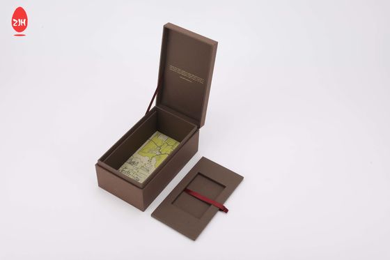 Van de de Giftdoos van Clamshell van het juwelenlint de Armband Ring Earrings Necklace Storage Packaging