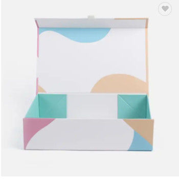 Aangepaste Grootte Logo Printing Magnetic Foldable Boxes voor Satijnkleren Verpakking