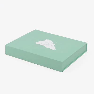 Groen Gedrukt de Douaneembleem van Kartonschoonheidsmiddelen Honey Wedding Folding Gift Box