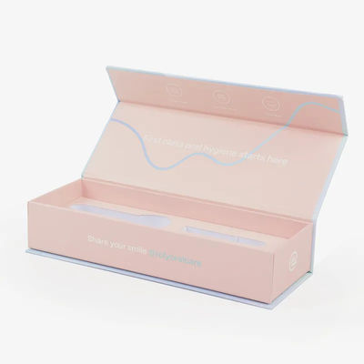 Roze Klein Magnetisch van de Gunst Verpakkend Kerstmis van het Luxehuwelijk van de de Giftdoos de Douaneembleem