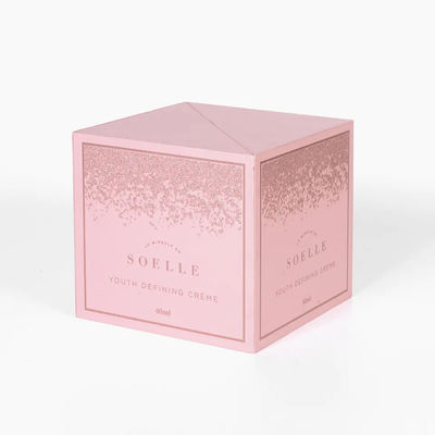 Douane Logo For Cosmetics van karton de Witte Matte Cosmetic Boxes Open Door